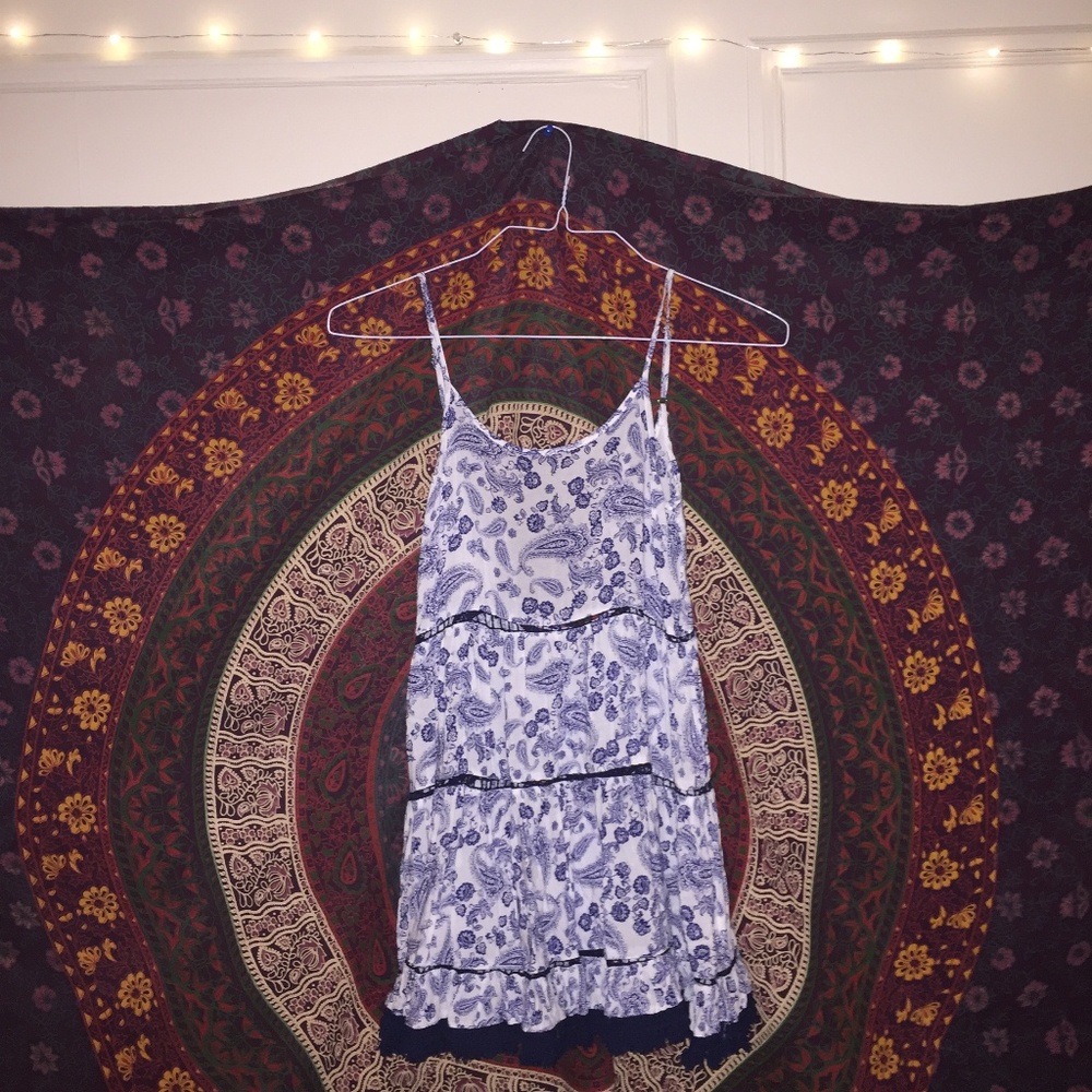 vintage havana kids paisley print boho dress - Picture 2 of 5